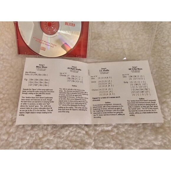 Band in the Pocket #1 Blues CD Backing Tracks for Practicing Musicians 2004 - Picture 6 of 7